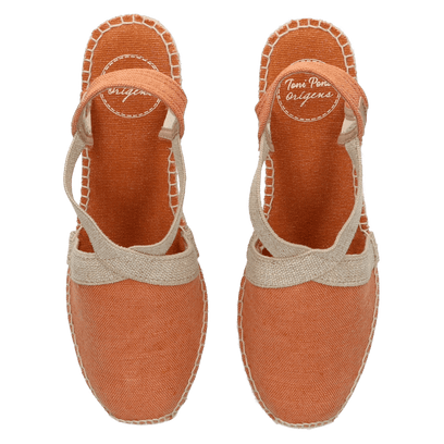 Terra-V Damen Espadrilles Taronja Vintage