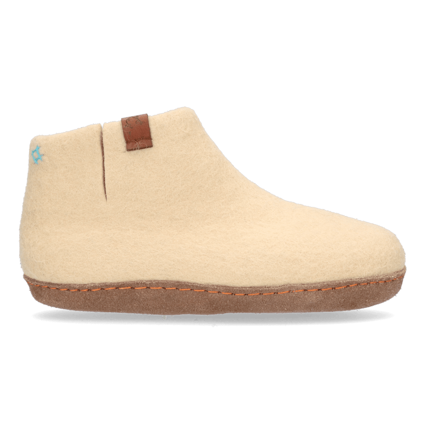 Mula Wollfilz-Pantoffel Almond