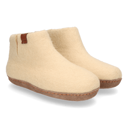 Mula Wollfilz-Pantoffel Almond