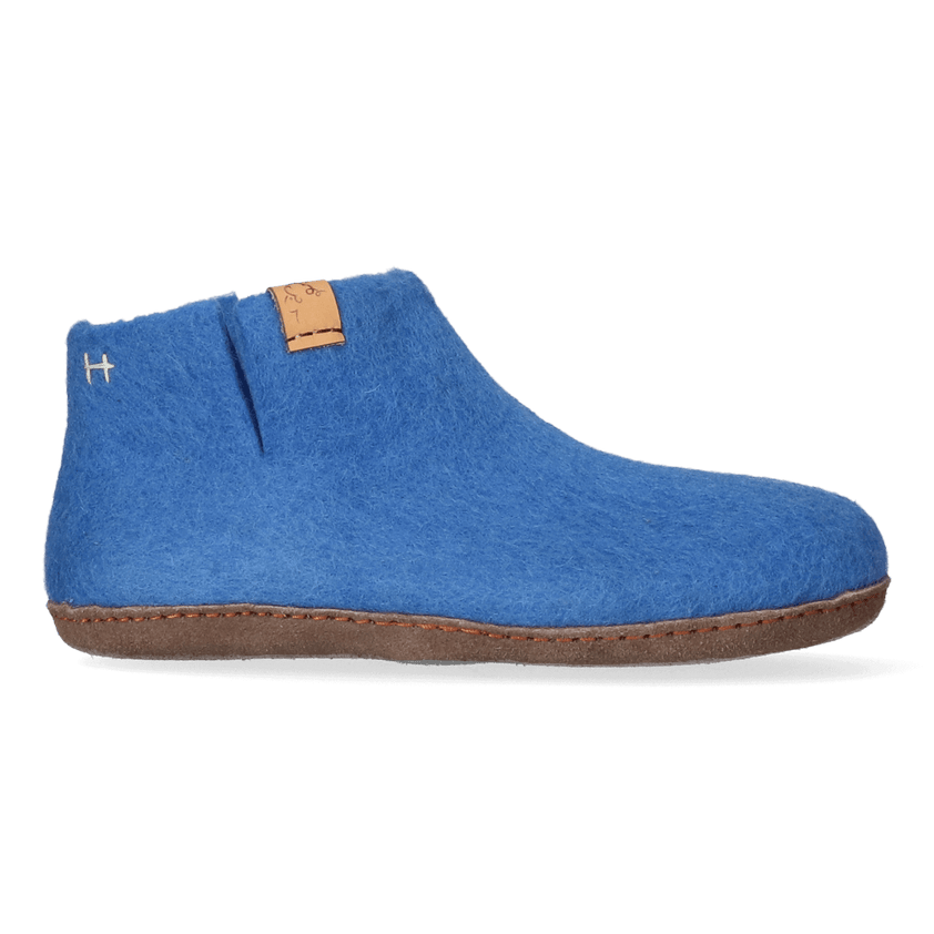 Mula Wollfilz-Pantoffel French Blue