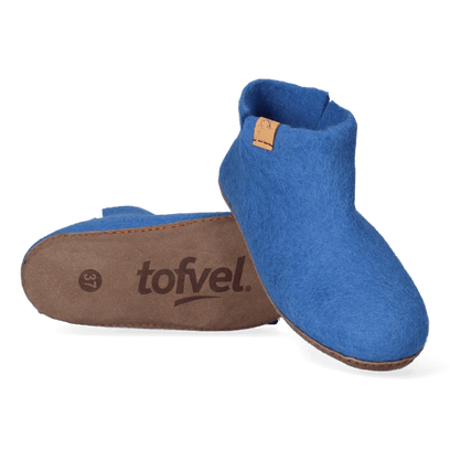 Mula Wollfilz-Pantoffel French Blue