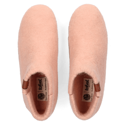 Mula Wollfilz-Pantoffel Blush