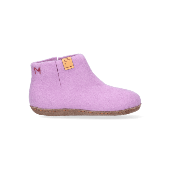 Luna Kids Wollfilz-Pantoffel Lilac