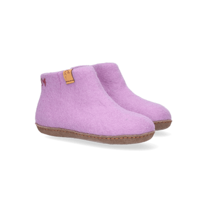 Luna Kids Wollfilz-Pantoffel Lilac