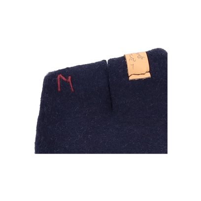 Luna Kids Wollfilz-Pantoffel Navy Blue