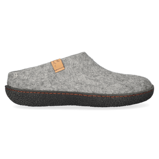 Slipa Wollfilz-Pantoffel Marbled Light Grey