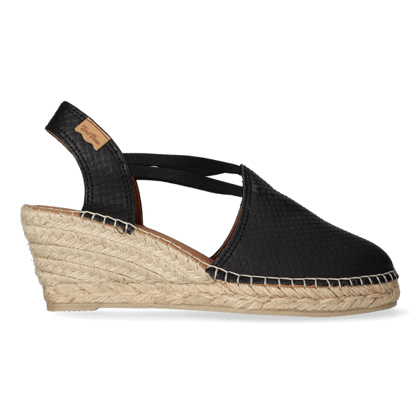 Tilda-LZ Damen Espadrilles Negre
