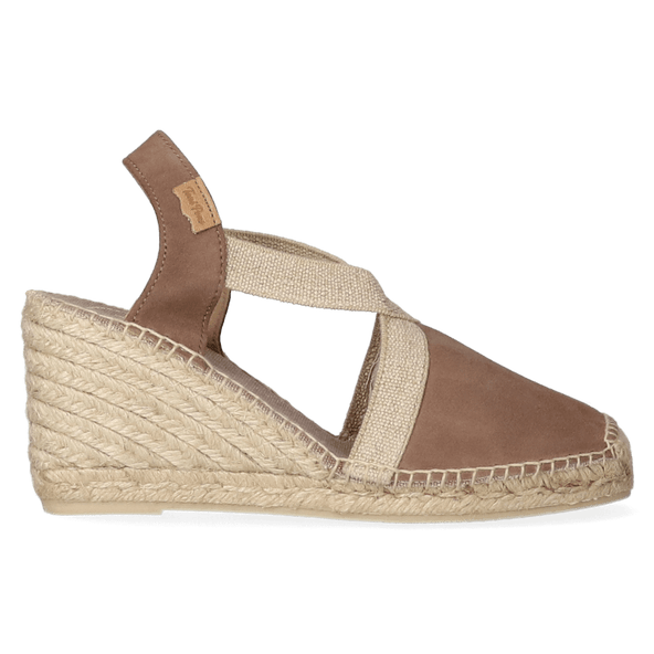 Tona-7 Damen Espadrilles Taupe