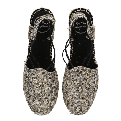 Torello Damen Espadrilles Negre Polock