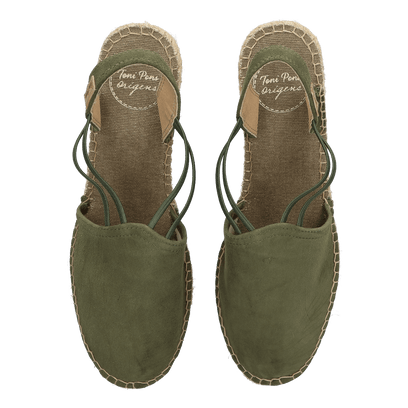 Tremp Damen Espadrilles Caqui