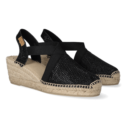 Triton Damen Espadrilles Negre