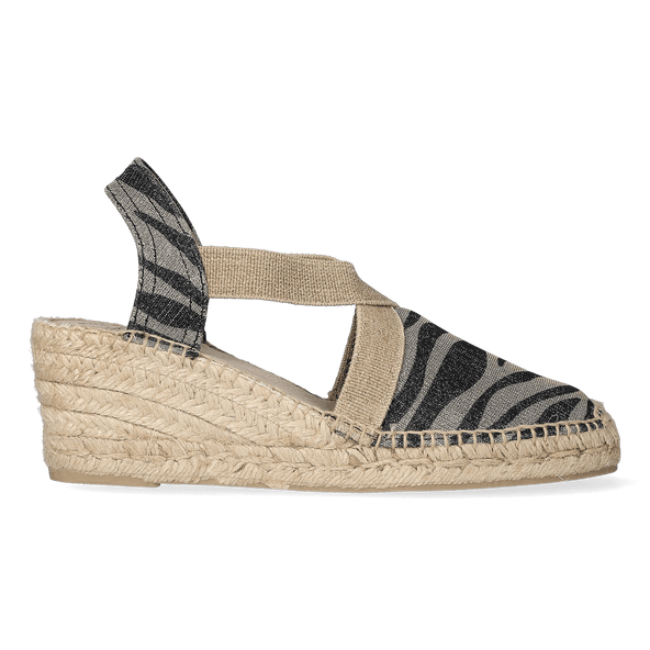 Triton Damen Espadrilles Zebra