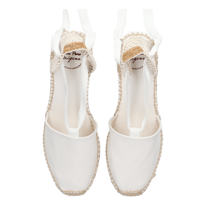 Valencia Damen Espadrilles Blanc