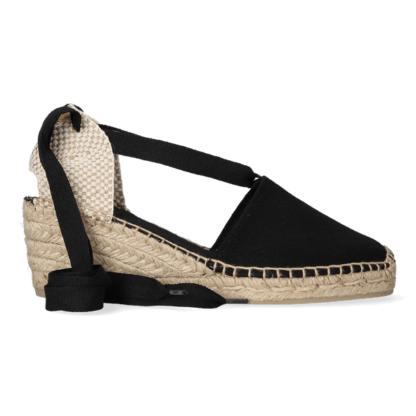 Valencia Damen Espadrilles Negre