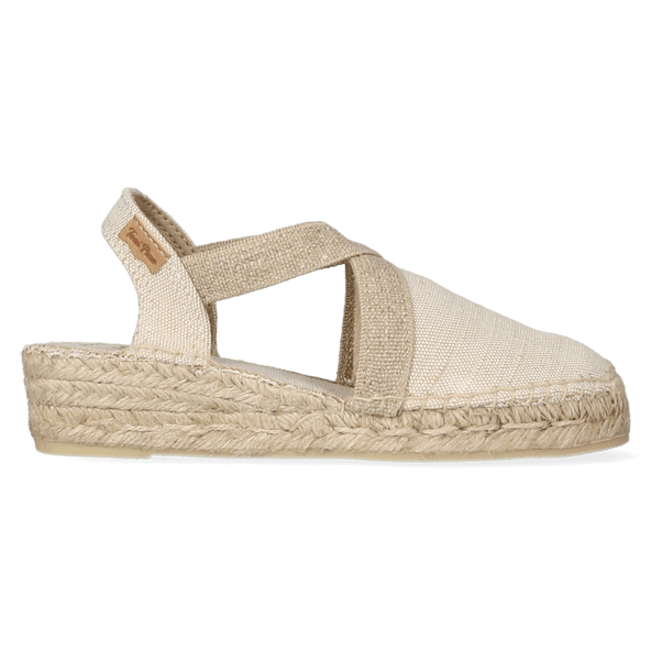 Terra-V Damen Espadrilles Cru Vintage