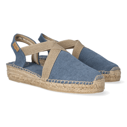 Verdi-V Damen Espadrilles Blau