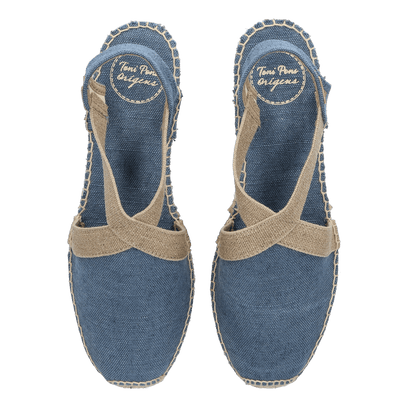 Verdi-V Damen Espadrilles Blau