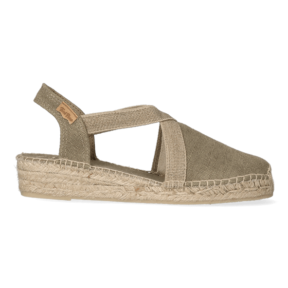 De Verdi-V Damen Espadrilles Caqui