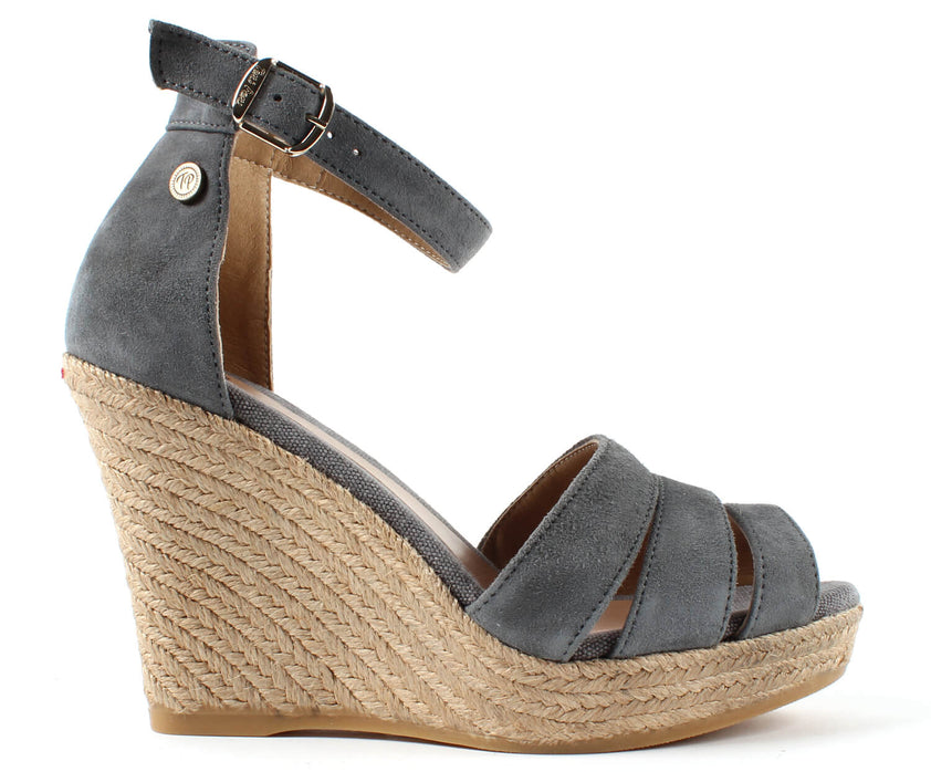 Selma-A Damen Espadrilles Gris