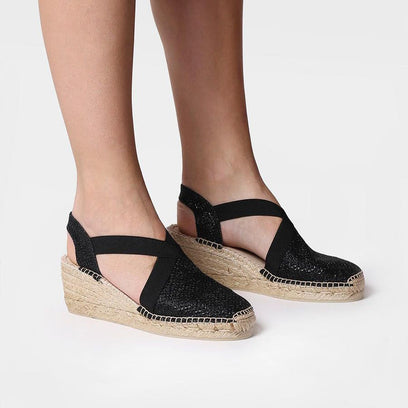 Triton Damen Espadrilles Negre